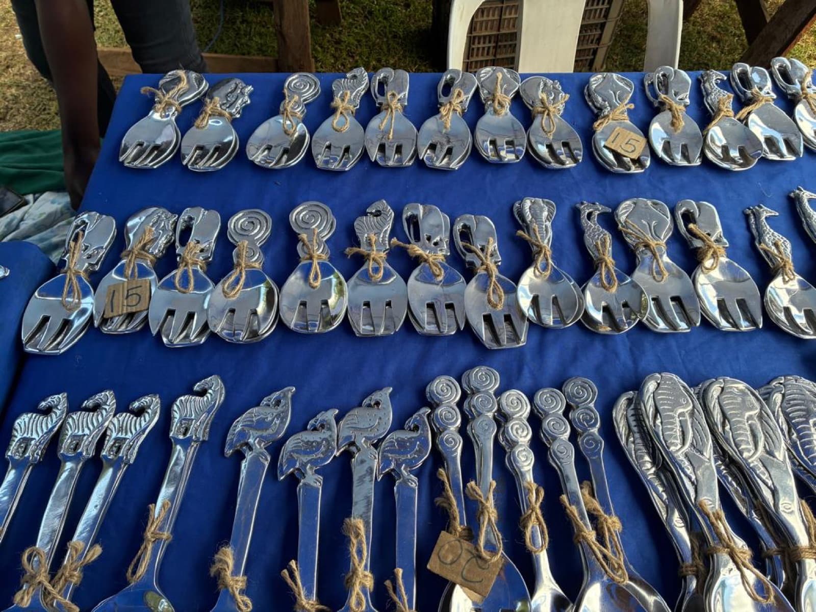Recycled aluminium sculpture